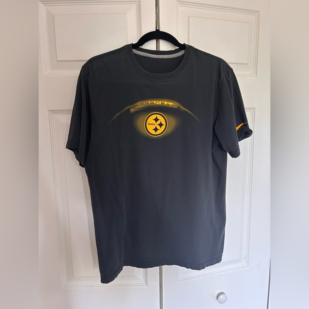 EUC Steelers Black T-Shirt